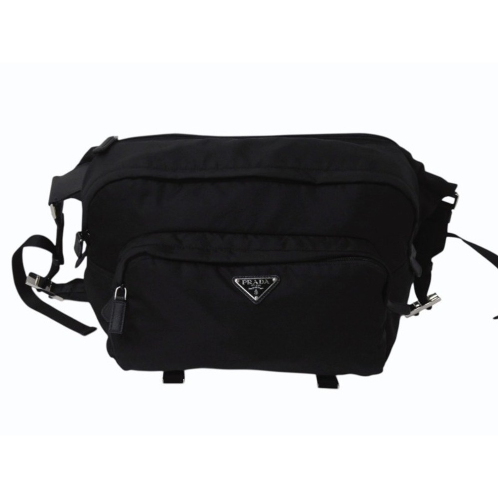 Prada Bag Tessuto Waist Black Montagna - Picture 1 of 9